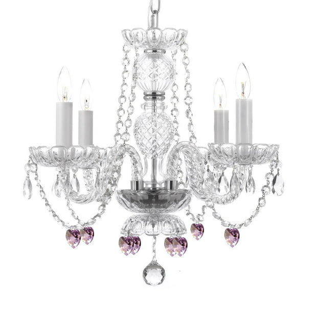 Harrison Lane Venetian Style Crystal Chandelier With Pink Com Venetian Style Crystal Chandelier, Harrison Lane Venetian Style Crystal 12 Light Chandelier