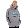 thumbnail image 3 of Smurfs Characters Retro Squad Goals Hoodie Sweatshirt Women Men Brisco Brands S, 3 of 6
