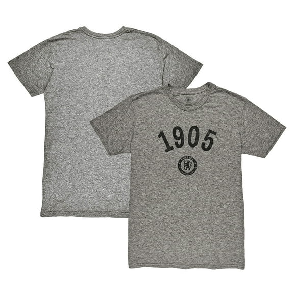 Men's 1863FC Heather Gray Chelsea Established Year Vintage Tri-Blend T-Shirt