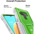 thumbnail image 2 of FITO For LG K51 Case, Phone Case with Screen Protector and Kickstand (Green), 2 of 8