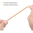 thumbnail image 3 of wqlpp-Security Cable 2.5mm x 2m/6.5ft, 6 Pack Coated Luggage Lock Wire Rope with Double Loop, Clear Orange, 3 of 4