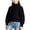 Purple, variant on Lmnyox Sweaters for Kids Fashion Solid Color Long Sleeve Turtleneck Knitted Pullover Winter Loose Warm Tops