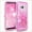 Pink, variant on Samsung Galaxy S8 / G950 Tough Defender Sparkling Liquid Glitter Heart Case With Transparent