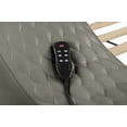 thumbnail image 2 of ZOYA Queen Size Bed in Gray, Made of Wood and Faux Leather, Equipped with Remote Massage & Bluetooth Speaker, 2 of 14