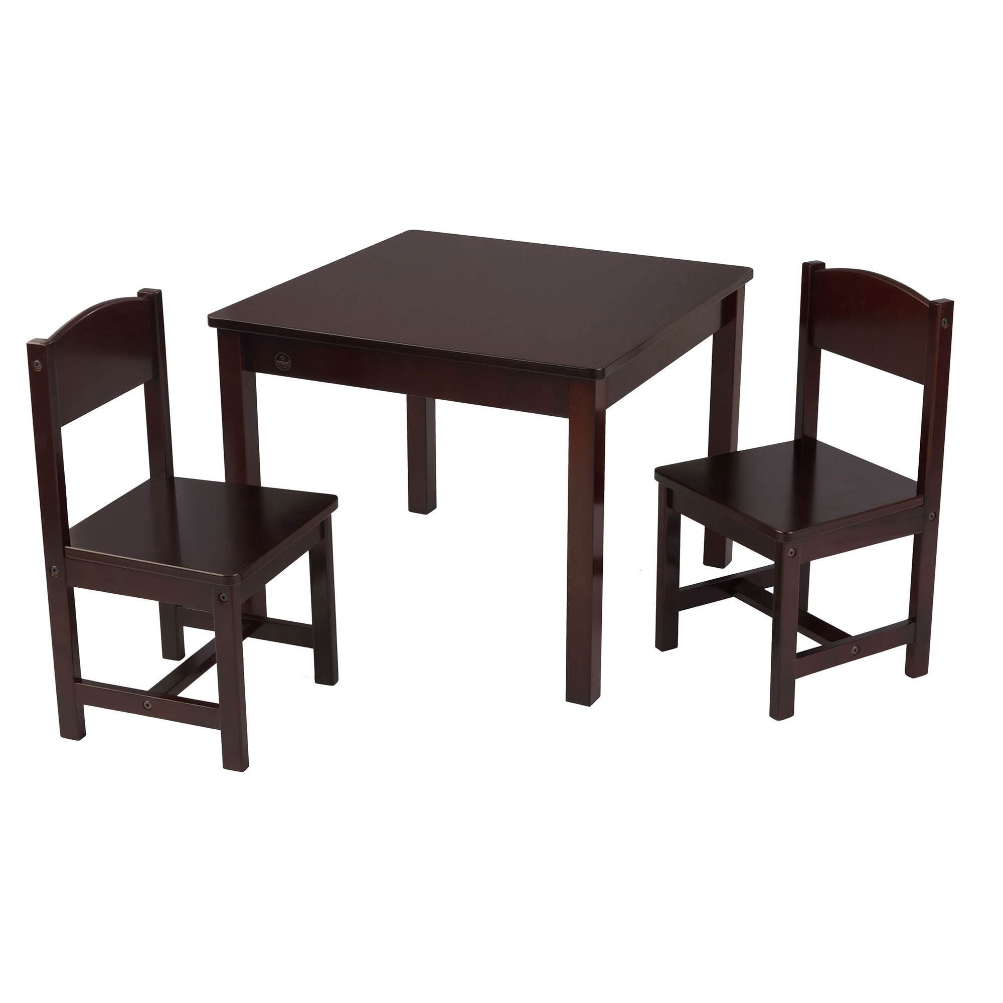 KidKraft Aspen Child Furniture Homework or Play Table and 2 Chair Set ...