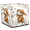 Multicolor 4, variant on CURLYOOT Starry Sky with River Rabbit Animal Cube Storage Bin, 13 x 13 x 13 Storage Cube Bins for Organizing, Fabric Foldable Closet Baskets with Handles for Closet, Shelves, Clothes