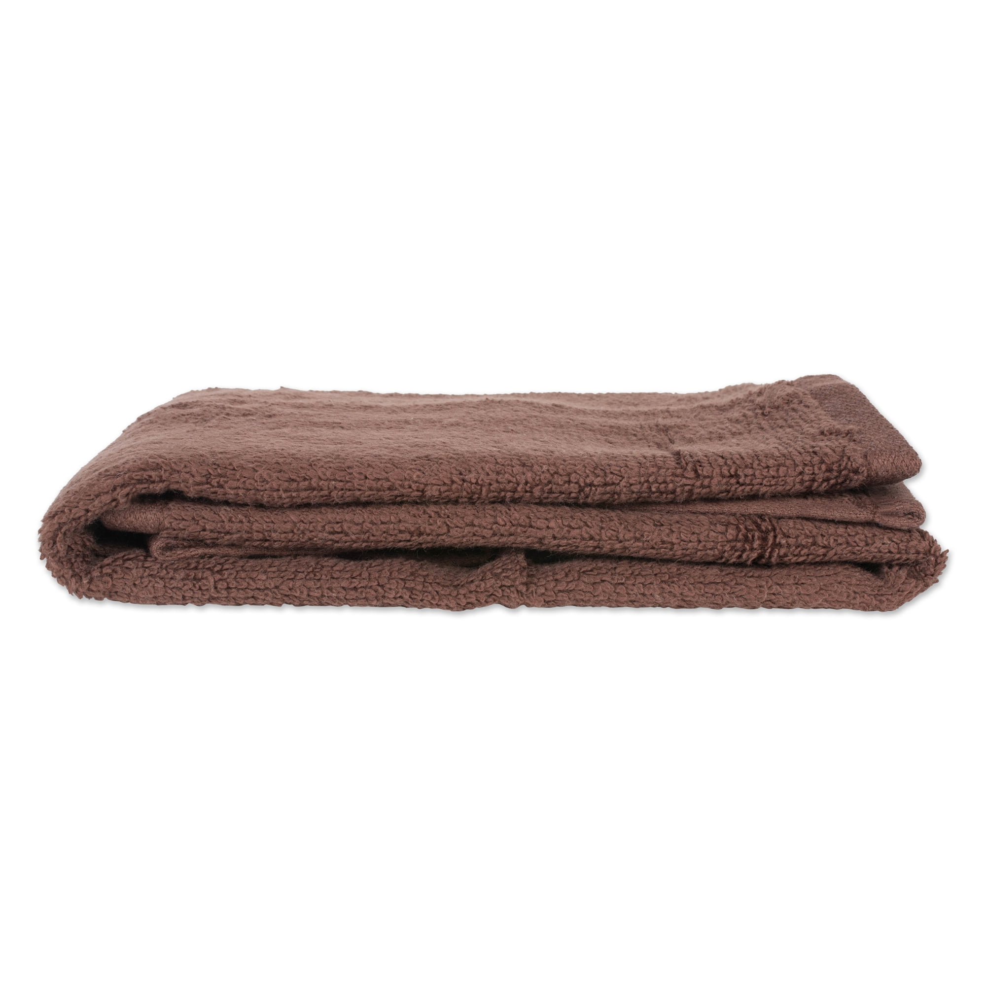 Set of 2 Coffee Brown Bath Towel, 50"
