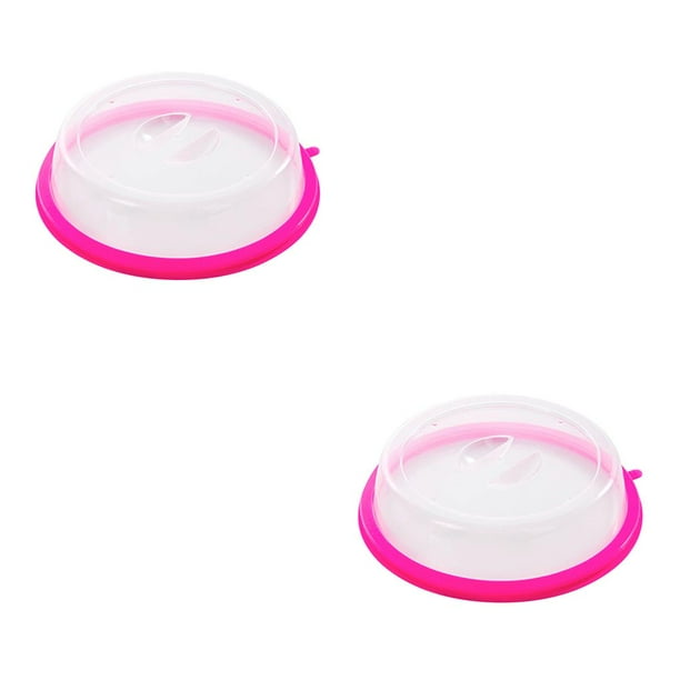 Wosthever 1 Uds. Cubierta de placa de plástico para microondas tapa transparente resistente a salpicaduras de vapor profesional para alimentos en Type1 NO1 Wosthever CBP094578