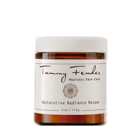 TAMMY FENDER - Mascarilla Resplandor Restauradora Natural | Orgánico, libre de crueldad animal, no tóxico | Hidratante, rejuvenecedor y calmante con delicado aroma floral (4 oz)
