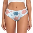 thumbnail image 1 of Balery Sea Turtle Ropa Interior de Algodón para Mujer con Dibujo – Braguitas Cómodas y Elásticas, Estilo Clásico-XX-Large, 1 of 6