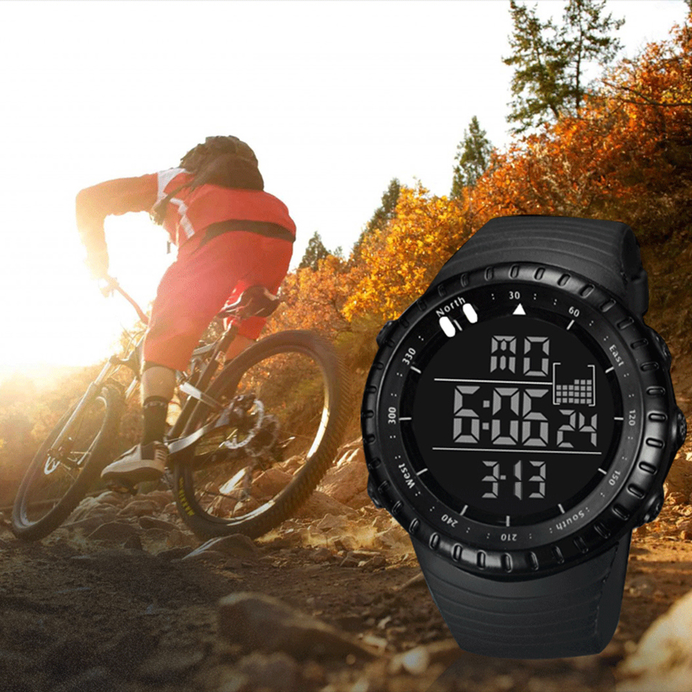 SENORS Mens Digital Watch SENORS Sport Watch  Waterproof Digital Watches Electronic Luminous Wristwatch with Stopwatch - image 5 of 7