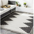 thumbnail image 6 of Mark&Day Outdoor Rugs, 5x7 Wolfheze Global Indoor/Outdoor Black Area Rug, Non Shedding Black Beige Carpet for Patio, Porch, Deck, Bedroom, Living Room or Kitchen (5'3" x 7'7"), 6 of 9
