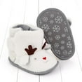 thumbnail image 3 of Infant Baby Girl Boots Shoes Warm Boots Snow Winter Anti-Slip Newborn Toddler Prewalker For 0-18 Months, 3 of 6