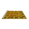 thumbnail image 2 of Ahgly Company Machine Washable Indoor Rectangle Oriental Yellow Industrial Area Rugs, 5' x 7', 2 of 4