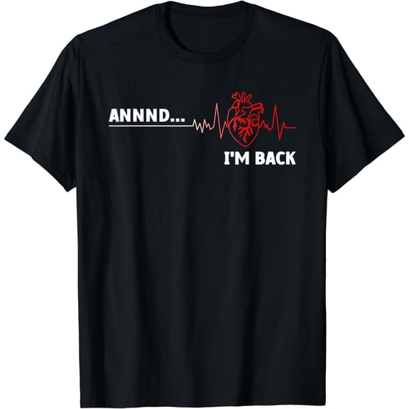 Cool Open Heart Surgery For Men Women Heart Attack Survivor T-Shirt