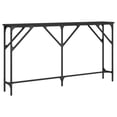 thumbnail image 4 of vidaXL Console Table Black 140x23x75 cm Engineered Wood, 4 of 5