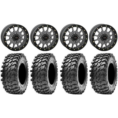 System 3 SB-5 Grey 15 Wheels 32 Rampage Tires Sportsman RZR Ranger System 3 SB-5 Grey 15 Wheels 32 Rampage Tires Sportsman RZR Ranger