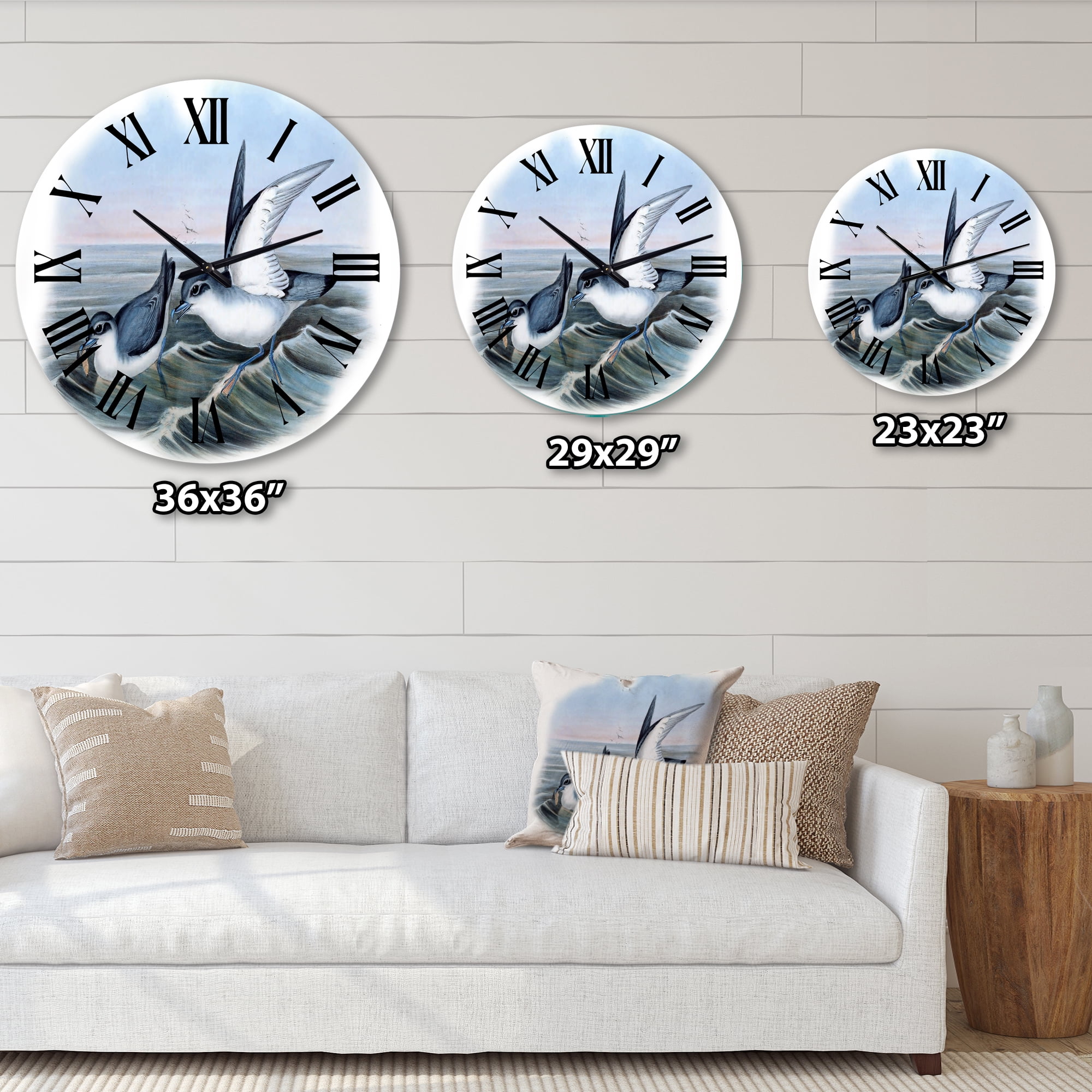 Designart 1 in Quartz Traditional Wall Clock