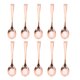 thumbnail image 1 of 24pcs Mini cucharas plásticas cucharas torta de cucharas desechables Postre cucharas de helados de oro rosa Casa Comprar partido Homemaxs HaoMX5846808, 1 of 6