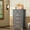 Gray, variant on Winkalon 6 Drawer Tall Dresser, 48"H Chest of Drawers, Wooden Storage Cabinet for Bedroom, Walnut