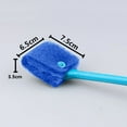 thumbnail image 4 of CheAAlet Aquarium Cleaning Brush Fish Tank Cleaner Sponge Remover Blue plastic Brushes, 4 of 4