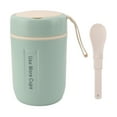 thumbnail image 2 of Taza de desayuno de acero inoxidable 304, Tarro de comida aislado de 600 ml con tapa de seguriDad y cuchara, Taza de SOPA Térmica para niños y niñas actividades al aire libre, 2 of 7