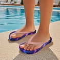 thumbnail image 5 of POLERO Purple Butterfly Galaxy Print Flip Flop Sandal Water Shoes - Beach Slides Slip-on Quick Dry Thong FlipFlops Sandals for Boys (11-12 Little Kids) Size 10, 5 of 7