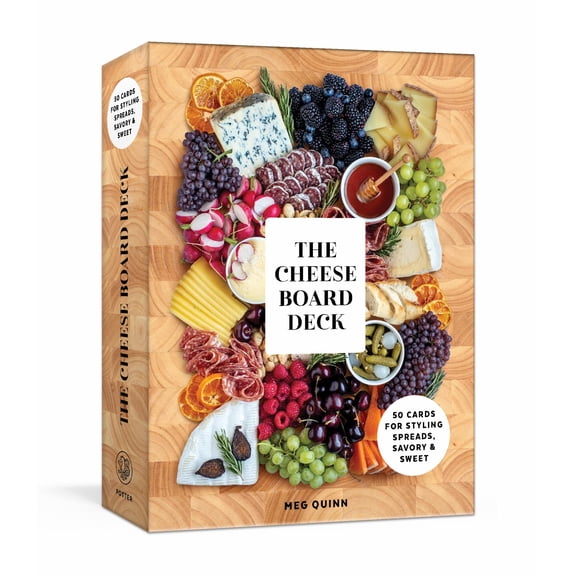 The Cheese Board Deck: 50 Cards for Styling Spreads, Savory and Sweet (Illustrated edition) (Paperback)