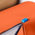 thumbnail image 6 of Exquisite Plastic Tablecloth Roll With Built In Slide Cutter 54 Inch. x 300 Ft. Disposable Table Cover - Orange, 6 of 11