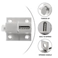 thumbnail image 5 of BEADCEST 1Pcs Security Window Locks Stainless Steel for Homeowners and Business, 5 of 5