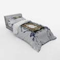 thumbnail image 3 of Ambesonne Victorian Bedding Set 4 Pcs, Hunter Wild Animals, Queen, Violet Tan Pearl, 3 of 3