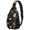 Sun and Moon Gothic Pattern-1, variant on Sun and Moon Gothic Pattern Sling Backpack, Unisex Cycling Crossbody Bag with Side Mesh Pockets, Earphone Hole Port Gift Ideas for Holiday Birthday Gifts