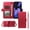 Red, variant on Allytechgroup for Google Pixel 8 Pro Wallet Case, Glitter Diamond Quilted PU Leather Flip Cover with Card Slots & Kickstand for Women, Red