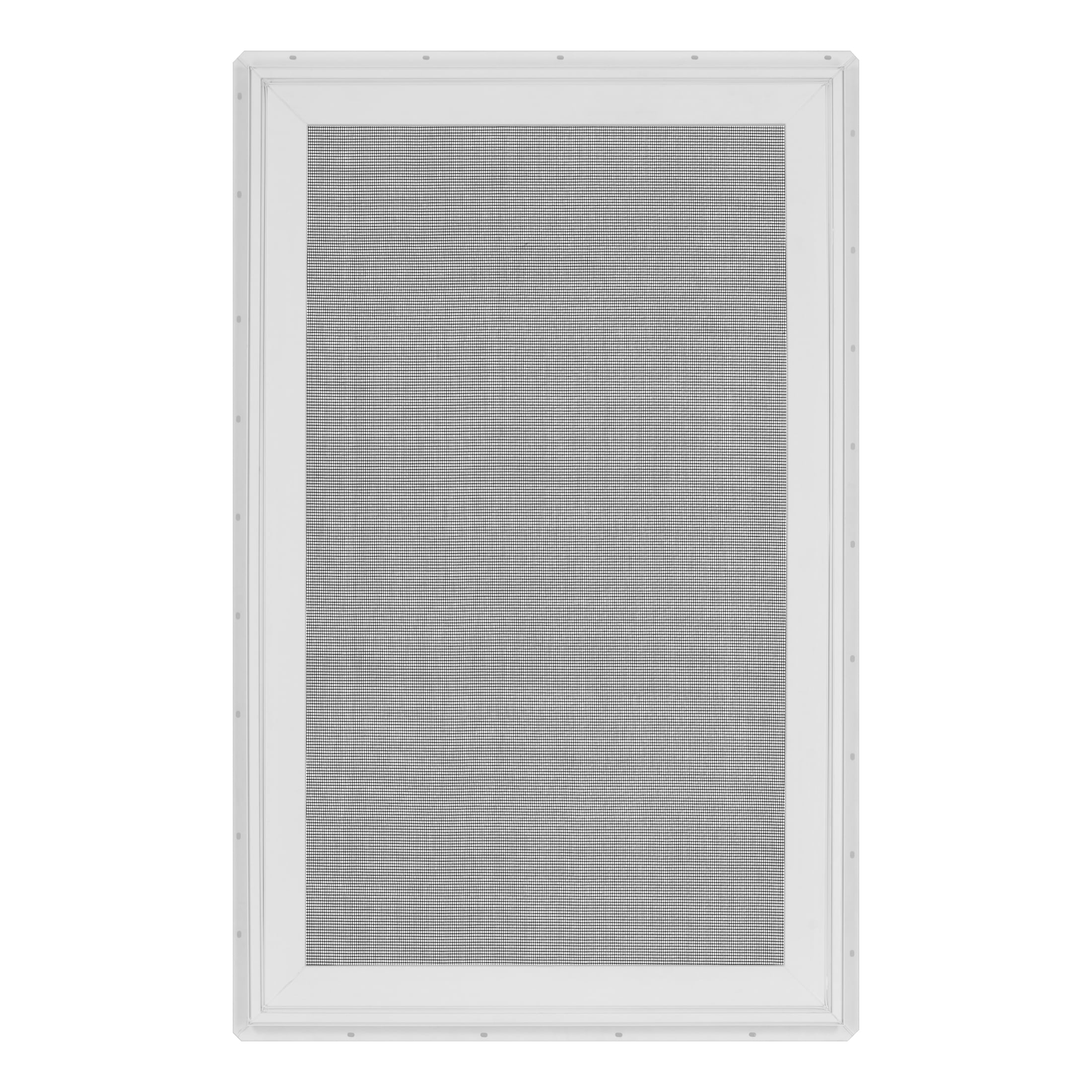 28 in. x 48 in. White Vinyl Double-Pane Insulated Right-Hand Casement Window with Screen