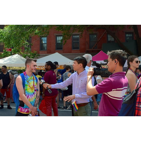 Canvas Print New York City Fest Pride Fest Pride Gay Pride NYC Stretched Canvas 10 x (Best Gay Places In Nyc)