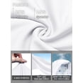 thumbnail image 6 of NELEUS Womens 31" Wide Leg Pants Athletic Yoga Stretch Loose Legging Casual Sweatpants with Pockets,White,US Size L, 6 of 12