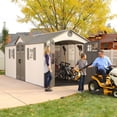 thumbnail image 2 of Lifetime Outdoor Storage Shed, 20 ft x 8 ft With Dual Side Entry, 2 of 8