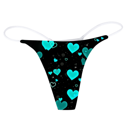 Fulorrnie Underwear for Women Plus Size High Waist Breathable Comfort Panties Cute Cheeky Elastic Panty  A  4