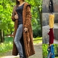 thumbnail image 1 of Farfi Mujeres Sólido Color de manga larga trenzada Cardigan Cardigan Sweater Sweater Abrigo Abrigo Amarillo Farfi Abrigo, 1 of 2