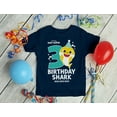 thumbnail image 3 of Tstars Toddler's 3rd Birthday Baby Shark T-Shirt - Fun Kids' Outfit - Size 4T - Navy, 3 of 6