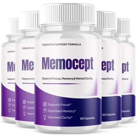 Memocept Advanced Formula Brain Support Pills Maximum Strength Supplement Memo Cept 300 Capsules