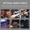 thumbnail image 4 of OULII Extended Optical Audio Cable 1Pc for Long Distance Connections in Home Entertainment with Alloy Build, 4 of 7