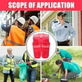 thumbnail image 2 of Masteelf 2pcs Convenient Volunteer Vest Wear-resistant Safety Vest High Visibility Vest Practical Volunteer Vest, 2 of 8