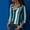 Green, variant on Women Long Sleeve Casual Cuffed Long Sleeve V-Neck Button Up Striped Shirt Blouse Tops