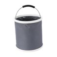 thumbnail image 1 of Contenedor de cubo de agua plegable Multipropósito portátil con cuenca de lavado de autos de mango para caminata de cocina pesca interior Anillo de 20L, 1 of 8