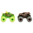thumbnail image 3 of Monster Jam, Official Zombie Monster Mutt Dalmatian vs. Hunter Max-D Die-Cast Monster Trucks, 1:64 Scale, 3 of 4