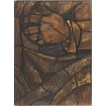 thumbnail image 2 of Richard Nicolaüs Roland Holst 14x18 Black Ornate Wood Framed Double Matted Museum Art Print Titled - Design for Window in the Noordertransept in the Dom in Utrecht 20 (ca. 1878-1938), 2 of 5