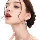 thumbnail image 1 of HomeKingdee Fashion Crystal Opal Tears Drop Earrings - Bohemian Style Oval Quartz Dangle Earrings for Daily Wear and Gift Giving, 1 of 3