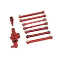 thumbnail image 5 of Almencla RC Car Steering Kits Upgrades High Strength Replaces Metal for Wltoys 1:12 RC Car 124006 12427 12427 12428 Crawler Model Accs red, 5 of 8