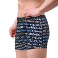 thumbnail image 2 of Balery Function Source Code Calzoncillos bóxer para hombre, ropa interior de algodón suave y transpirable con cinturilla de nailon-Large, 2 of 5